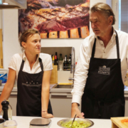 Das Kollegium der BFS Erlangen beim gemeinsamen Kochen